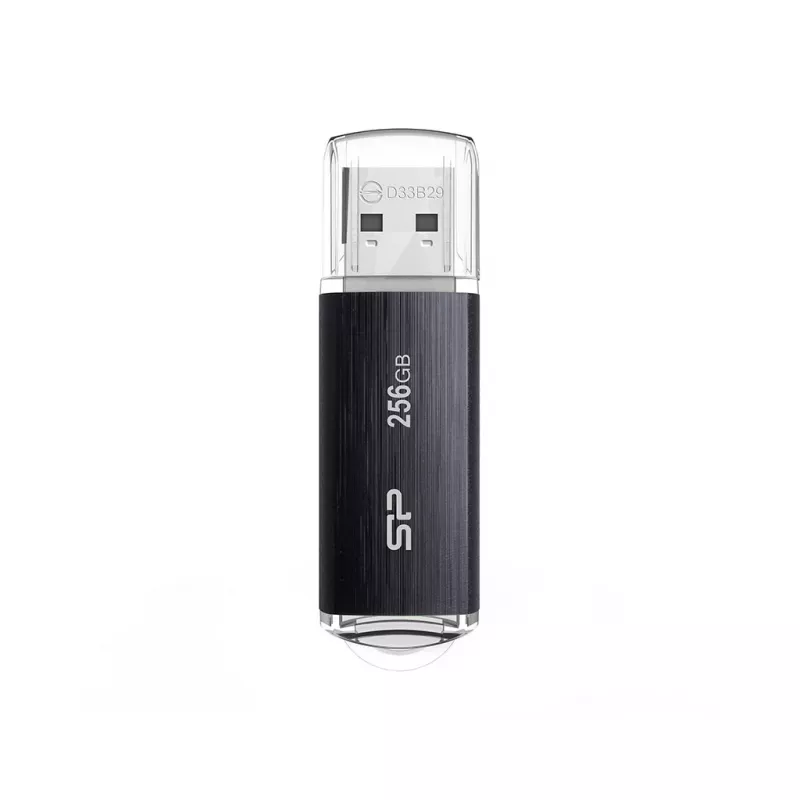 SILICON POWER Blaze B02 Pendrive USB atmintinė 256 GB USB Type-A 3.2 Gen 1 (SP256GBUF3B02V1K) Juoda