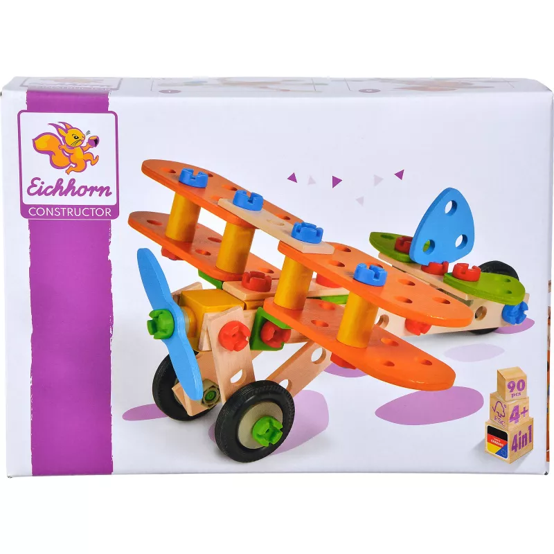 Constructor Doppeldecker, statybinis žaislas 85 dalys