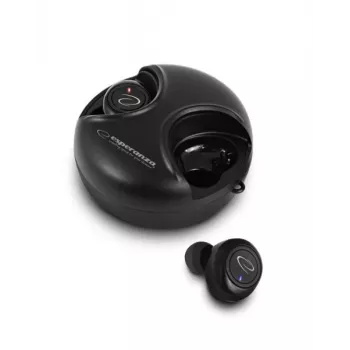 Esperanza EH228K ausinės/laikrodis Belaidis Į ausis įdedamas Skambučiai/Muzika Micro-USB Bluetooth Juoda