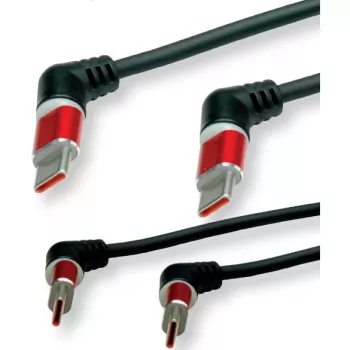 ROLINE USB 2.0 susuktas įkrovimo laidas C-C ST/ST 60W 1,5m - Kabelis - Skaitmeninis/Duomenų (11.02.8350)