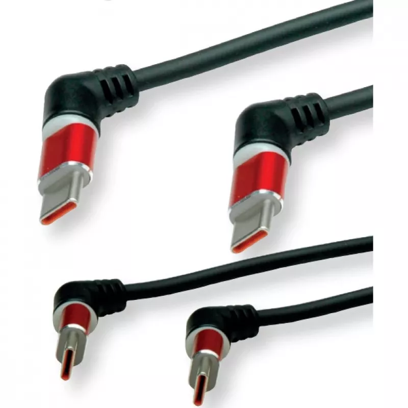 ROLINE USB 2.0 susuktas įkrovimo laidas C-C ST/ST 60W 1,5m - Kabelis - Skaitmeninis/Duomenų (11.02.8350)