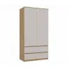 MALWA SS-90 wardrobe artisan ąžuolas/kašmyro