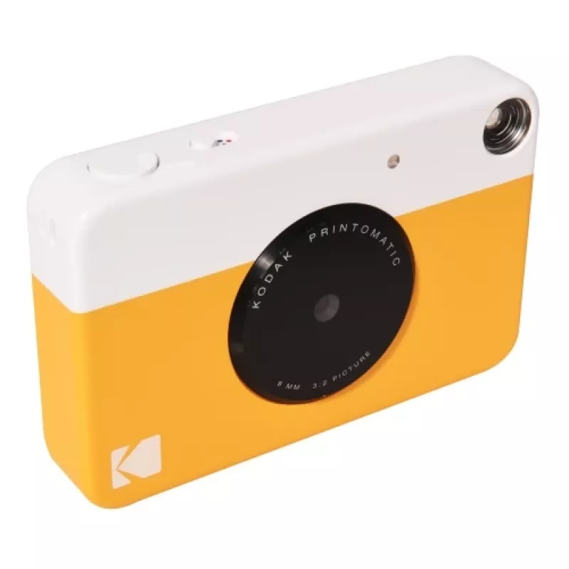 Kodak PRINTOMATIC momentinės spaudos fotoaparatas, 2x3'', geltonas