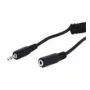 Wentronic Goobay 3,5 mm lizdo ilginamasis laidas, juodas, 5 m - 3,5 mm kištukas (3 kontaktų, stereofoninis) > 3,5 mm lizdas (3 kontaktų, stereofoninis) (50017)