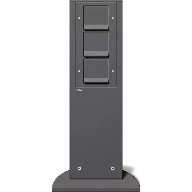 GIRA Power Column 134128 491 mm 3 x SCHUKO KS antracitas (134128)