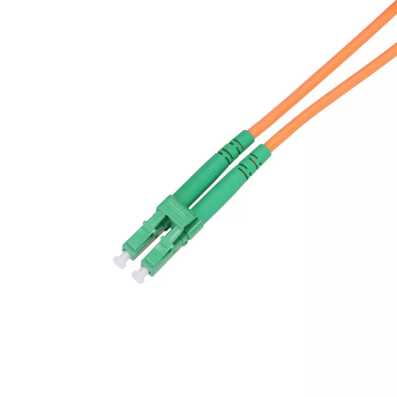 komutacinis kabelis Extralink LC/UPC - LC/APC daugiamodis OM2 dvipusis 3mm 2m
