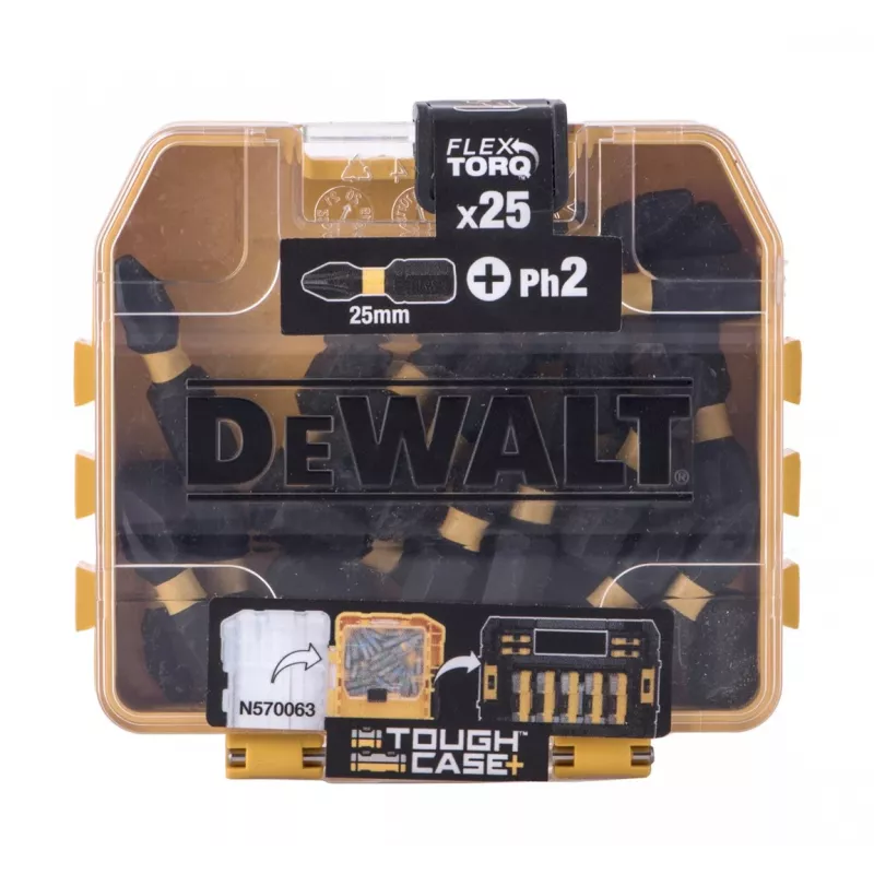 Atsuktuvų antgaliai 2x25/25 vnt. DT70555T DEWALT