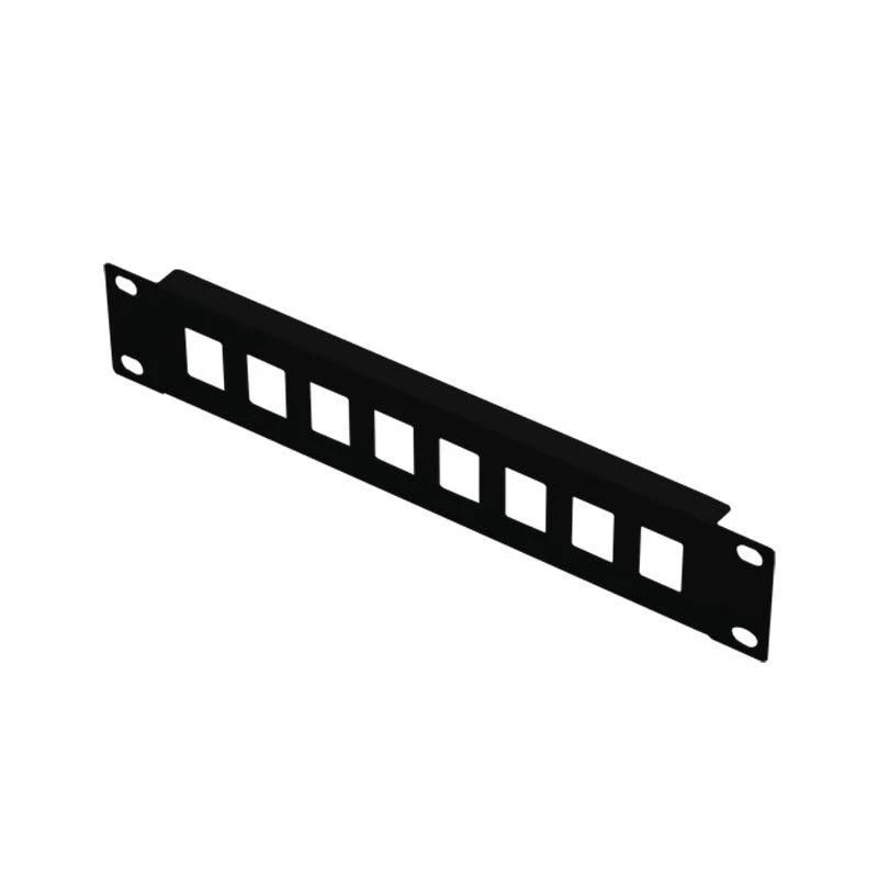 Lanview 1U 10 PATCH PANEL FOR KEYSTONE - 8-PORT UNEQUIPPED - Patch-Panel - KEYSTONE - 8-PORT UNEQUIPPED (LKS675BL)