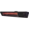 Infraraudonųjų spindulių šildytuvas SUNRED PRO25W-SMART, sieninis trikampis tamsus, 2500 W, juodas, IP55