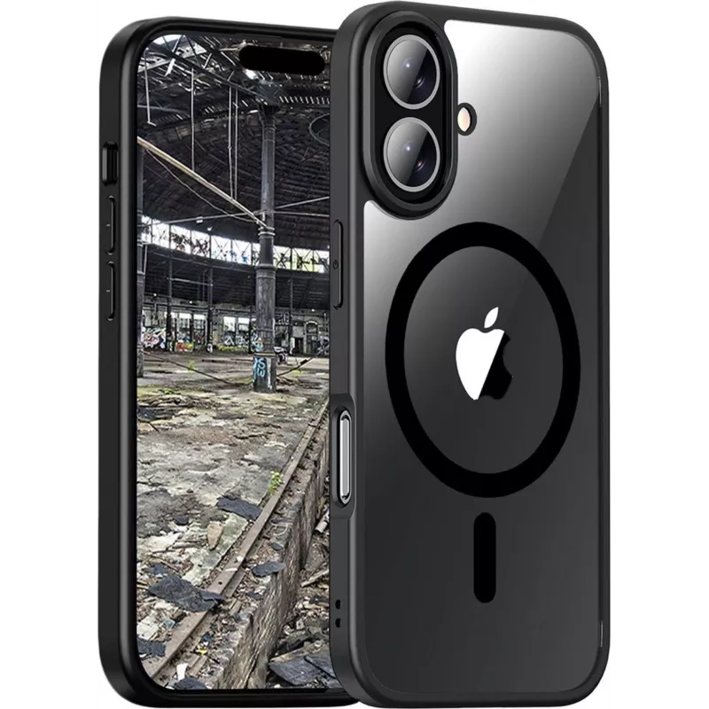 JT Berlin BackCase Pankow Hybrid MagSafe | Apple iPhone 17 | juoda/permatoma | (11159)