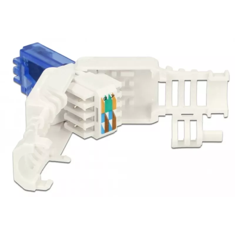 Laido jungtis RJ-45 DeLOCK 86417 mėlyna balta