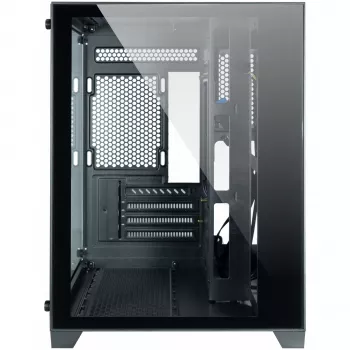 PC korpusas Inter-Tech C-501 Aspect Midi Tower juodas