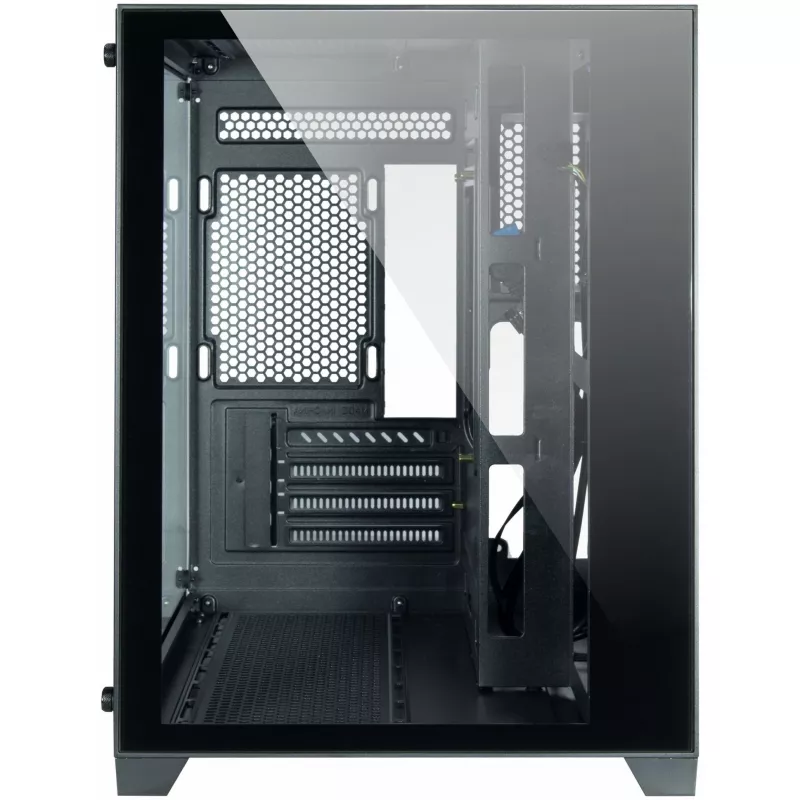 PC korpusas Inter-Tech C-501 Aspect Midi Tower juodas