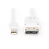 DisplayPort prijungimo laidas Digitus AK-340102-010-W