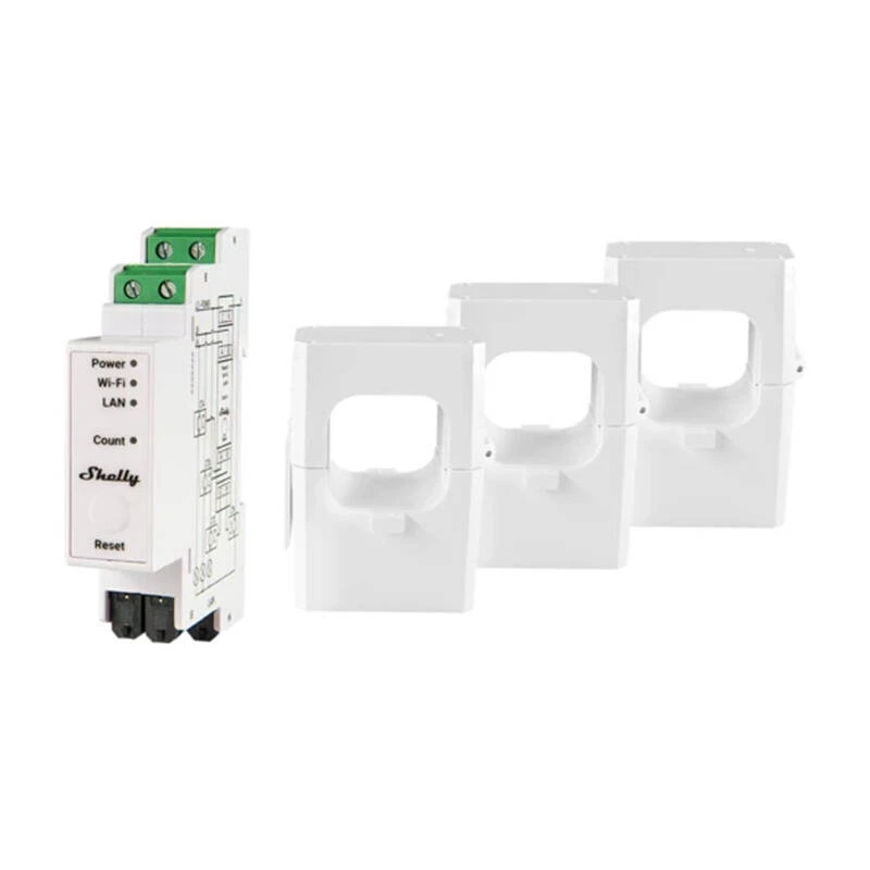 AC energijos sąnaudų matuoklis Shelly Pro 3EM-400A 400 A 50-60 Hz