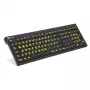 Logickeyboard VZ-2301587 juoda