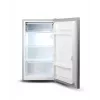Goddess šaldytuvas | GODRSE085GS8SSE | E energinio efektyvumo klasė | Pastatomas atskirai | Larder | Aukštis 85 cm | Šaldytuvo naudingoji talpa 90 L | 39 dB | Sidabrinis
