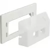 „Keystone“ adapterio plokštė, montavimo (balta)