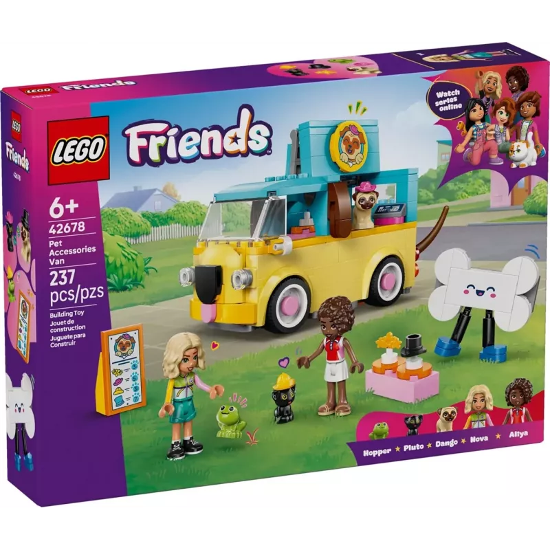LEGO FRIENDS 42678 gyvūnėlių aksesuarų furgonas