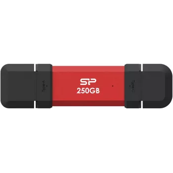 Nešiojamas SSD Silicon Power DS72 250GB, USB-C/USB-A 3.2 Gen 2