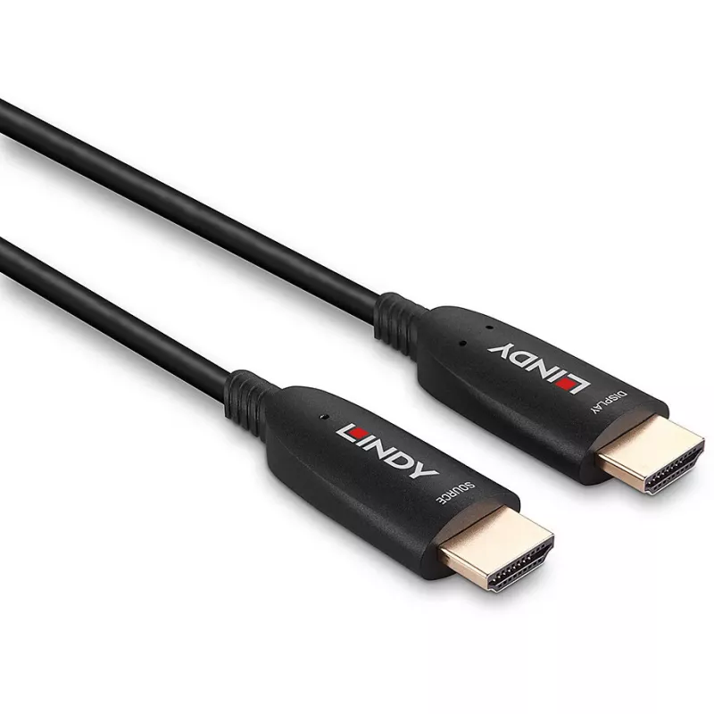 Lindy 20 m hibridinis šviesolaidinis HDMI 8K60 kabelis