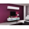 Cama svetainės baldų komplektas VIGO nauja 10 baltas/baltas blizgus
