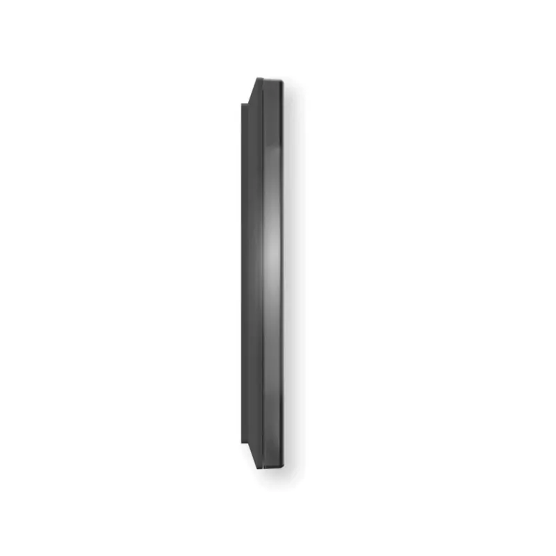 Stiklo rėmelis trigubas Schneider Electric HomeMatic, juodas, 236×88×18 mm