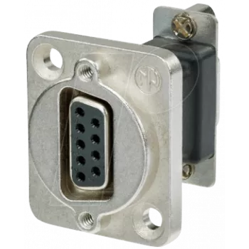 Neutrik NADB9FF Cable Adapter D-SUB Juoda - Silver (NADB9FF)