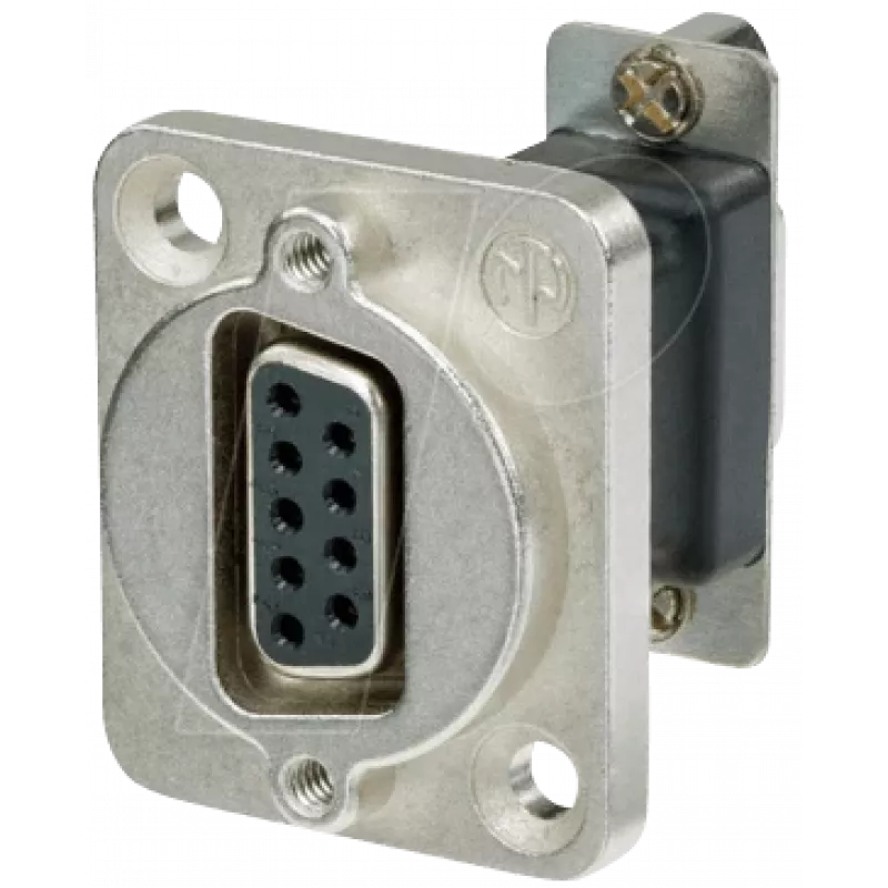 Neutrik NADB9FF Cable Adapter D-SUB Juoda - Silver (NADB9FF)