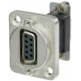 Neutrik NADB9FF Cable Adapter D-SUB Juoda - Silver (NADB9FF)