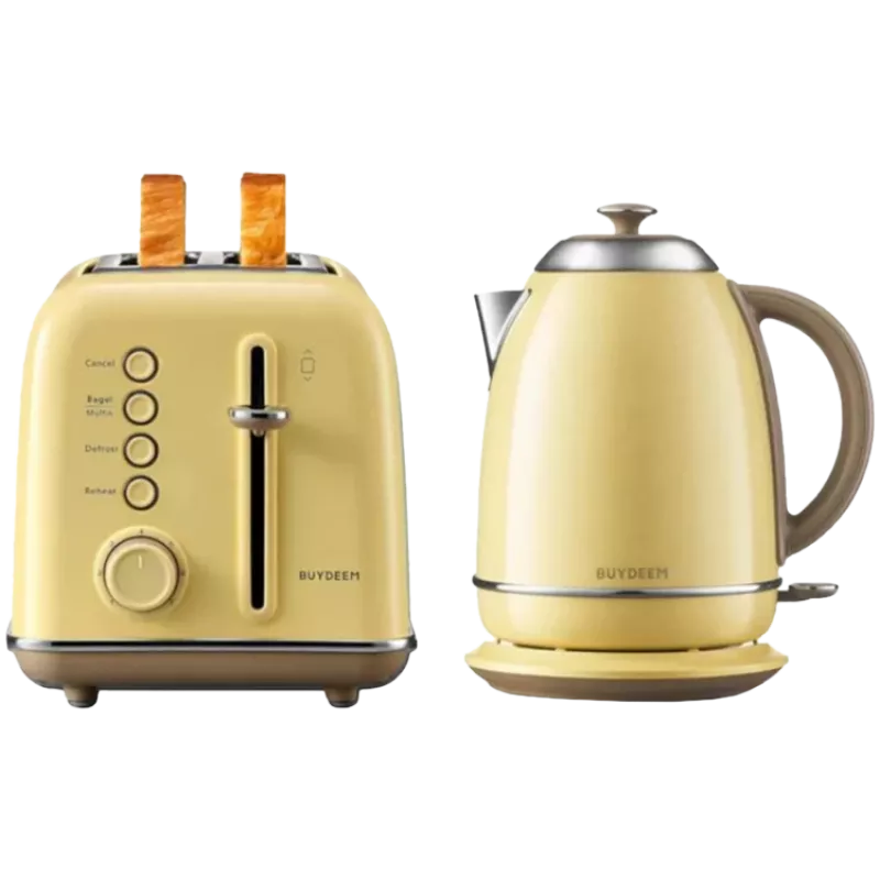 BUYDEEM 2 skiltelių skrudintuvas, modelis DT620E, spalva Mellow Yellow, ES