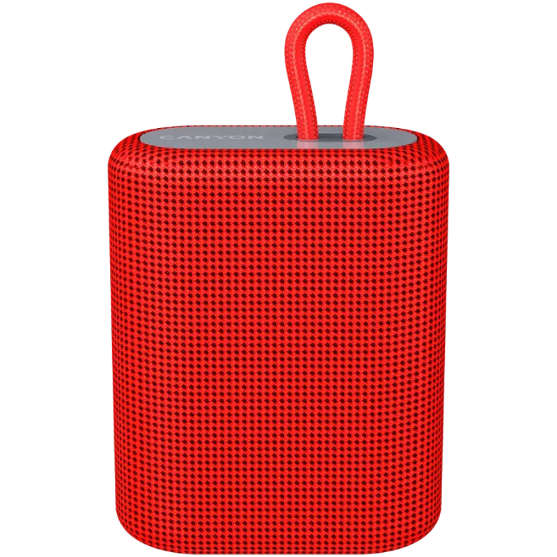 Canyon Bluetooth garsiakalbis BSP-4 TF skaitytuvas/USB-C/5W raudonas mažmeninė pakuotė