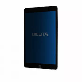 Dicota Secret - Bildschirmschutz für Tablet - mit Sichtschutzfilter - 2-Wege - klebend - 10.2" - Schwarz - für Apple 10.2-inch iPad (7. Generatio