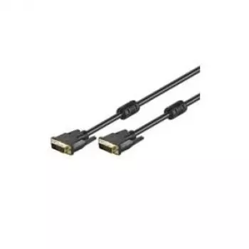 Wentronic Goobay DVI-D FullHD kabelis Dual Link, juodas, 3 m - 93111