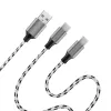 LogiLink CU0202 USB kabelis USB 2.0 1,2 m USB A USB C/Micro-USB A pilka