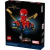 LEGO Marvel kolekcinis biustas Iron Spider-Man 76326, 379 detalės, 18+ demonstracinis modelis, 170×200×110 mm