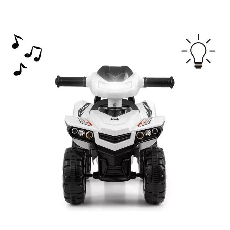 Važinėjamas žaislas milly mally Vehicle Monster baltas — modelis 5694