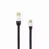 Sbox USB 2.0-Type-C/2.4A juoda/sidabrinė 1,5 m