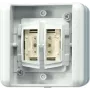 Jung KNX mygtukas BA 2 vietų centrinė padėtis 8472.02 LEDW (8472.02LEDW)
