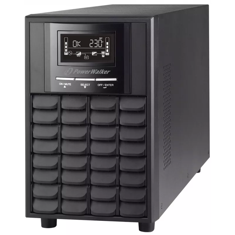Nepertraukiamo maitinimo šaltinis PowerWalker VI 1100 CW FR, linijinė-interaktyvi, 1,1 kVA (770 W), LCD, EPO, RS-232
