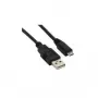 USB laidas S/CONN 3m USB2.0 A- microUSB2.0 B juodas