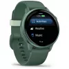 Išmanusis laikrodis GARMIN vívoactive 6 – sportinis laikrodis, 42 mm aliuminio/polimero korpusas, AMOLED 1,2 colio, GPS, 5 ATM, optinis širdies ritmo matuoklis, SpO2, 8 GB, žalias