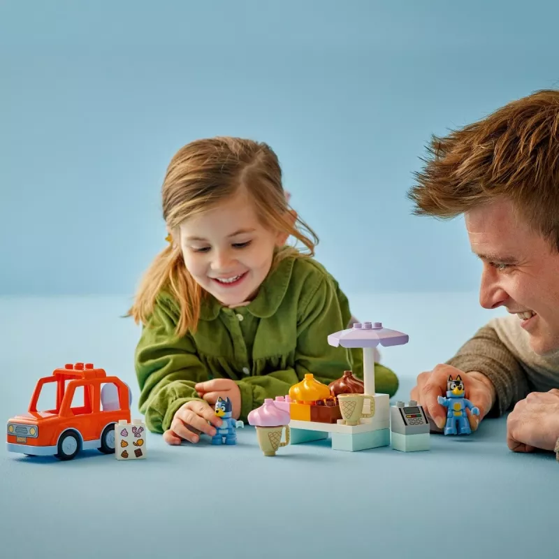 LEGO BLUEY 10458 Ledų kelionė su Bluey