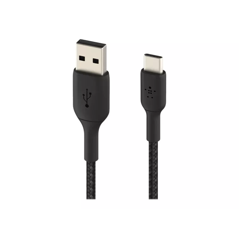 Pintas laidas USB-C USB-A 15 cm juodas