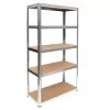 Topeshop Sandėliavimo stelažas G9030 sodo įrankių laikiklis Pastatomas Cinkuotas plienas, MDF