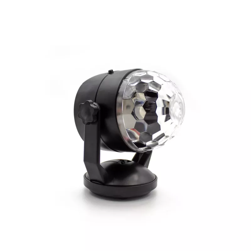 LED disko rutulio šviestuvas DENVER LDB-319 — kompaktiškas LED vakarėlių šviestuvas, modelis 117220200040