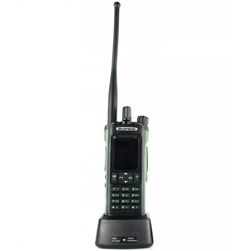Nešiojamas radijas Baofeng DM-32E — VHF 144–146 MHz, UHF 430–440 MHz, ORO JUOSTOS PRIĖMIMAS 108–136 MHz, 2200 mAh, DMR/FM, GPS+APRS