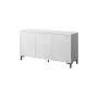 MARMO 3D komoda 150x45x80.5 cm baltas matinis/marble baltas