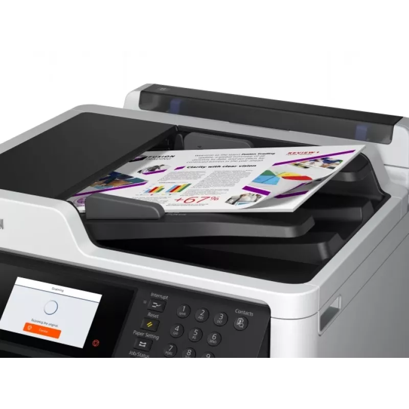 Epson WorkForce Pro WF-M5799DWF spausdintuvas rašalinis nespalvotas MFP A4, skaitiklis nuo 100 000 iki 180 000 (naudotas)