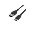 USB-A į USB-C kabelis 3 m juodas